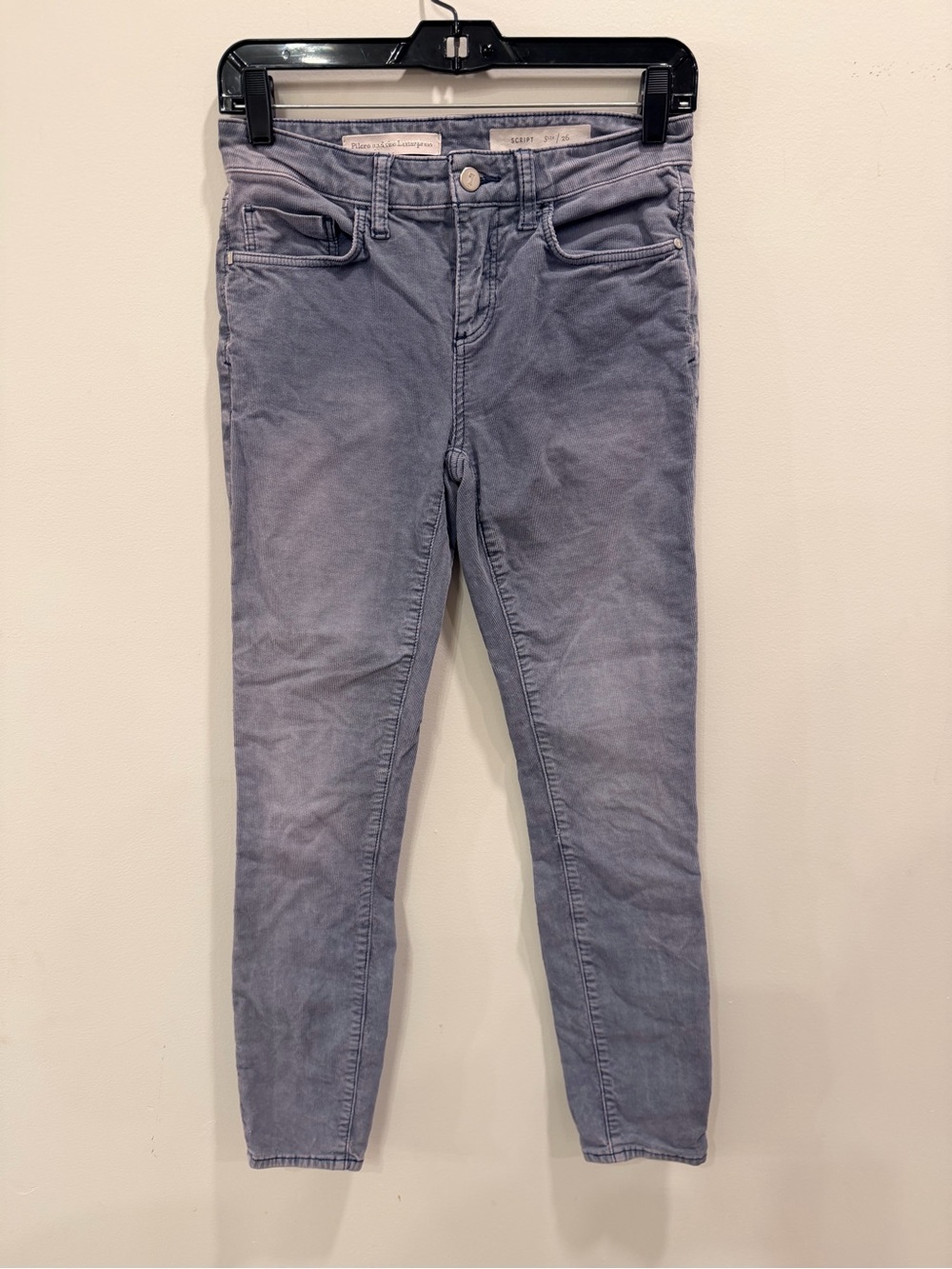 Pilcro and the Letterpress Skinny Jeans in Faded Blue-Gray